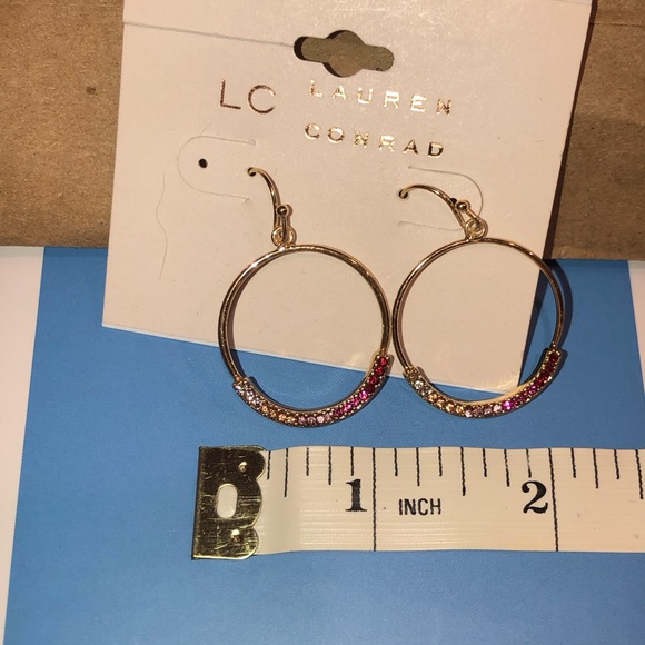 LC Lauren Conrad earrings new with tags NWT - Picture 8 of 14